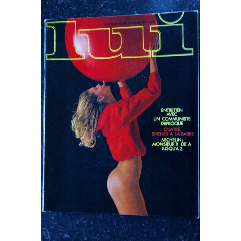 LUI 140 SEPTEMBRE 1975 INTERVIEW PIERRE DAIX PIN-UP ASLAN