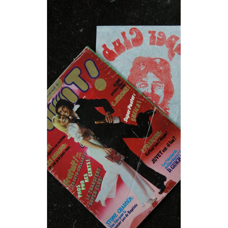 Hit 24    1974 Janvier incomplet   Johnny HALLYDAY STONE CHARDEN C. JEROME JUVET SHEILA D. GUICHARD F. FRANCOIS