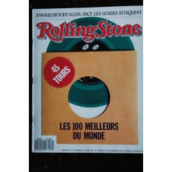 ROLLING STONE 010 N° 10 Les 100 meilleurs 45 tours du monde Arnaud Woody Allen Vendredi 13