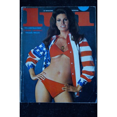 LUI 039 1967 MARS COVER RAQUEL WELCH FRANK SINATRA PEUGEOT 204 CLAUDIA CARDINALE PIN-UP ASLAN