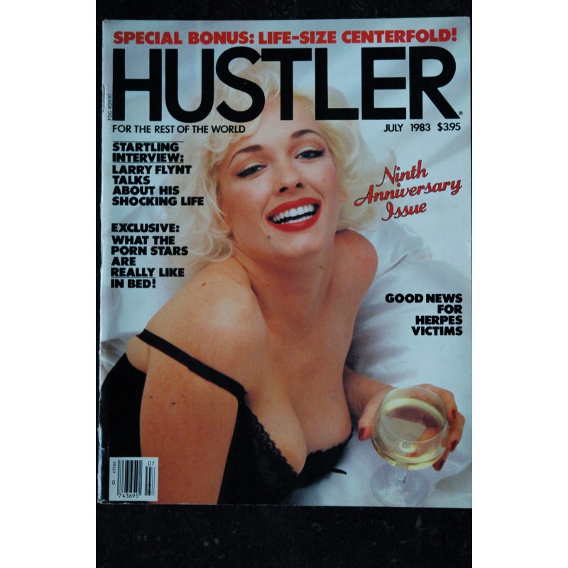 HUSTLER Vol. 10 N° 02   1983/08   Flaming nuns Nazi sex magazine TIM O'HARA SUZIE LYNN CYNTHIA Matti Clatt Clive McLean