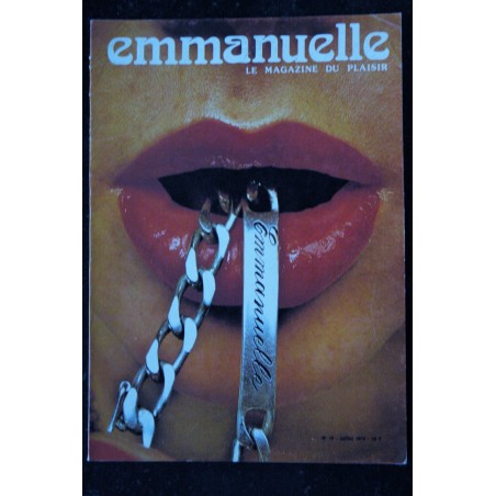 EMMANUELLE 08 N° 8 75/05 Emmanuelle ARSAN Michel LEMOINE COLETTE Michel TOURNIER EROTIC NUDES EMMANUELLE 08 N° 8 75/05 Emmanuelle ARSAN Michel LEMOINE COLETTE Michel TOURNIER EROTIC NUDES