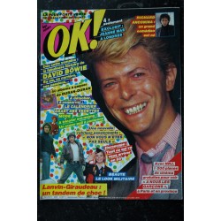 OK ! âge tendre 468  DAVID BOWIE  JEANNE MAS LANVIN GIRAUDEAU