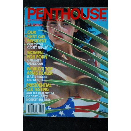 PENTHOUSE US 1987/11 Lisa Bradford Nicola Joan Ryan Samuel Cummings Women and Porn Marcia Pally