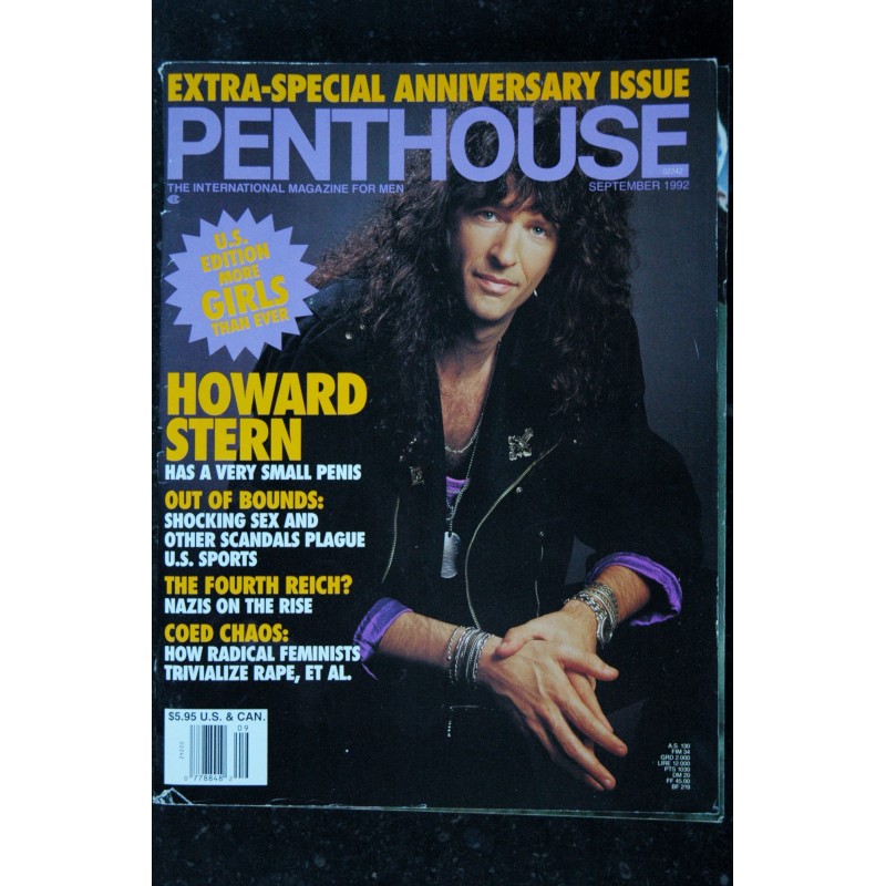 PENTHOUSE US 1992/09  Howard STERN Seana RYAN Earl MILLER Jack HARRISON