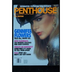 PENTHOUSE US 1992/12 SPIKE LEE GENNIFER FLOWERS HOT JOHN DAVID PIN-UP ANJA JOSEFSEN