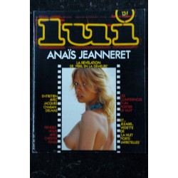 LUI 255 COVER ANAIS JEANNERET NUE ENTRETIEN JACQUES CHABAN-DELMAS JEZABEL NUDE FABIO BERTI