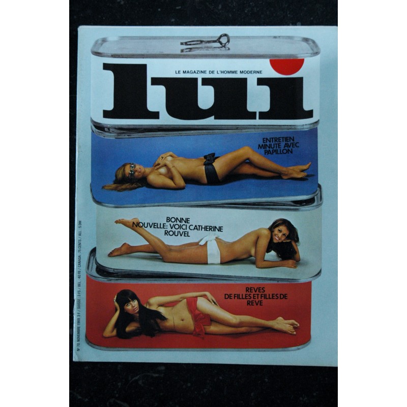 LUI 70 HOVIV CATHERINE ROUVEL NUE MICHEL AUDIARD MELVILLE EROTIQUE PIN-UP ASLAN