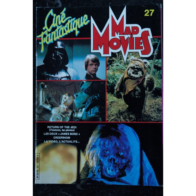 Ciné Fantastique MAD MOVIES  n° 29  * 1984 *  HARRISON FORD  JOE DANTE TWILIGHT ZONE  XTRO