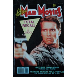 Ciné Fantastique MAD MOVIES  n° 65  * 1990 *  TOTAL RECALL SCHWARZENEGGER  VERHOEVEN   TURTLES