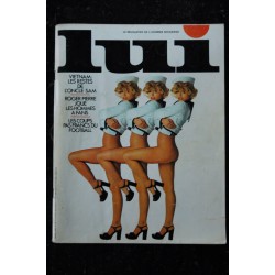 LUI 111 AVRIL 1973 INTERVIEW RITA RENOIR CRAZY HORSE STRIP-TEASE BOTTI PIN-UP ASLAN
