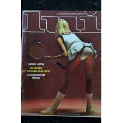 LUI 101 1972 JUIN INTERVIEW MANOUCHE DESSOUS TENNIS SERGIO LEONE RAQUEL WELCH  PHOTO JAMES BAES PIN-UP ASLAN