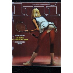 LUI 101 1972 JUIN INTERVIEW MANOUCHE DESSOUS TENNIS SERGIO LEONE RAQUEL WELCH  PHOTO JAMES BAES PIN-UP ASLAN