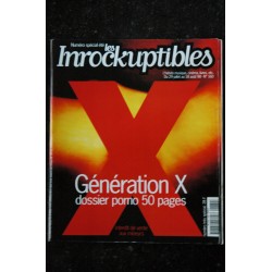 LES INROCKUPTIBLES   n° 160  * 1998 *  Génération X  dossier porno 50 pages