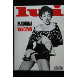 LUI 033 JUILLET 1990 OCOVER MADONNA PROVOCANTE HERB RITTS RICHARD LITT MARC GUIBERT EROTIC PHOTO SEXY