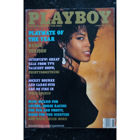 PLAYBOY US 1990 06 RENEE TENISON MICKEY ROURKE Bonnie Marino PLAYBOY US 1990 06 RENEE TENISON MICKEY ROURKE Bonnie Marino