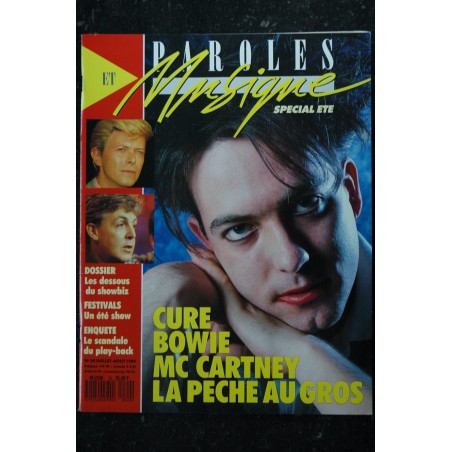 Paroles & Musique  n°  19    * 1989 06  *  Les INCONNUS  BEE GEES  MAURANE  LOva MOOR  Simply RED  Charles TRENET