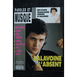 Paroles & Musique  n°  24    * 1989 12  *  GOLDMAN  RENAUD  JACKSON  COLUCHE  JAGGER BRASSENS  GAINSBOURG