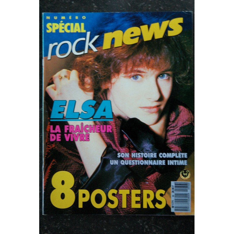 ROCK NEWS  1985 01  n°  1  *  David BOWIE Kim WILDE Billy IDOL PRINCE Michael JACKSON Boy GEORGE