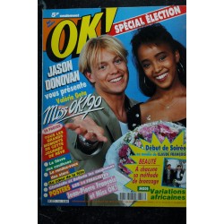 OK ! âge tendre 752 JUIN 1990 MICHAEL JACKSON + POSTER MADONNA PAULA ABDUL JASON DONOVAN PATRICK BRUEL