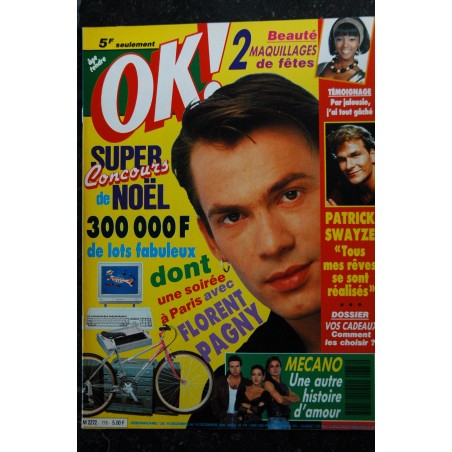 OK ! âge tendre 776 NOV 1990 COVER A-HA PATRICK BRUEL Mc HAMMER ELSA DANCING MACHINE DANY DOUBLE DEE