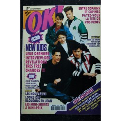 OK ! âge tendre 818 SEPT 1991 COVER ROCH VOISINE DAVID HALLYDAY JULIA ROBERTS + POSTER
