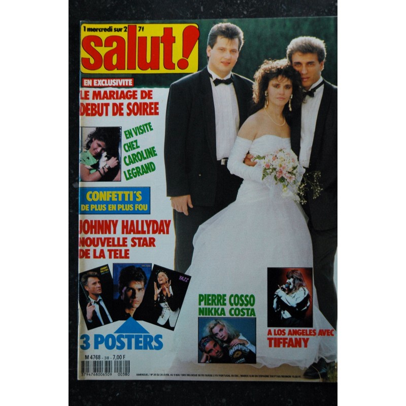 Salut ! M4768 037    n° 37  1989     SOPHIE MARCEAU  LIO  ELSA DAVID FLORENT Poster MADONNA