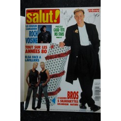 Salut ! M4768 047    n° 47  1989    GOLDMAN  BROS  SYLVESTER STALLONE  LAVOINE CABREL