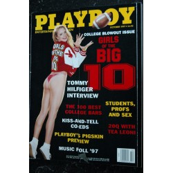 PLAYBOY US 1997 10 The 100 BEST COLLEGE BARS TEA LEONI