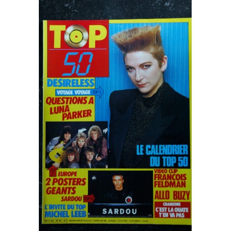 TOP 50 043  1986 12   *  FRANCOIS FELDMAN  Marc TOESCA  IMAGES  DOROTHEE EURYTHMICS LOEB DESIRELESS