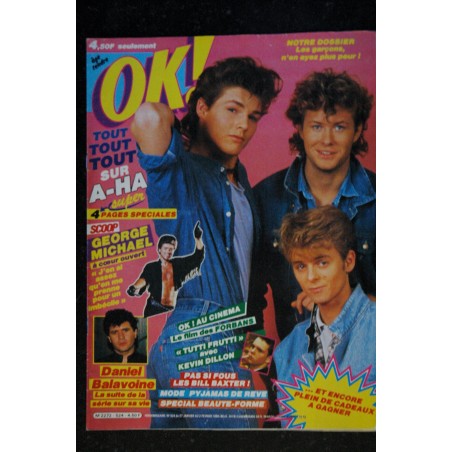 OK ! âge tendre 521  JEAN-LUC LAHAYE  SADE  SOPHIE MARCEAU  FRANCOIS VALERY