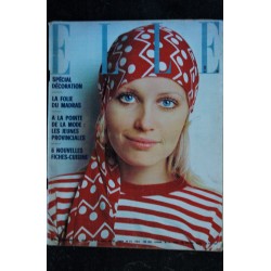 ELLE  1167  1968 04  FRANCE GALL  Cover + 2 pages  Sonia RYKIEL  Karajan par José Luis de Vilallonga