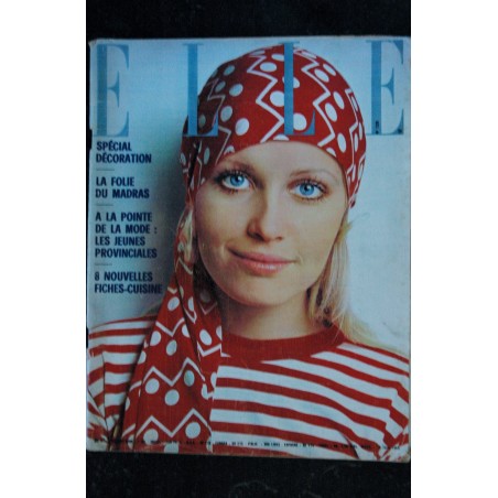 ELLE  1167  1968 04  FRANCE GALL  Cover + 2 pages  Sonia RYKIEL  Karajan par José Luis de Vilallonga