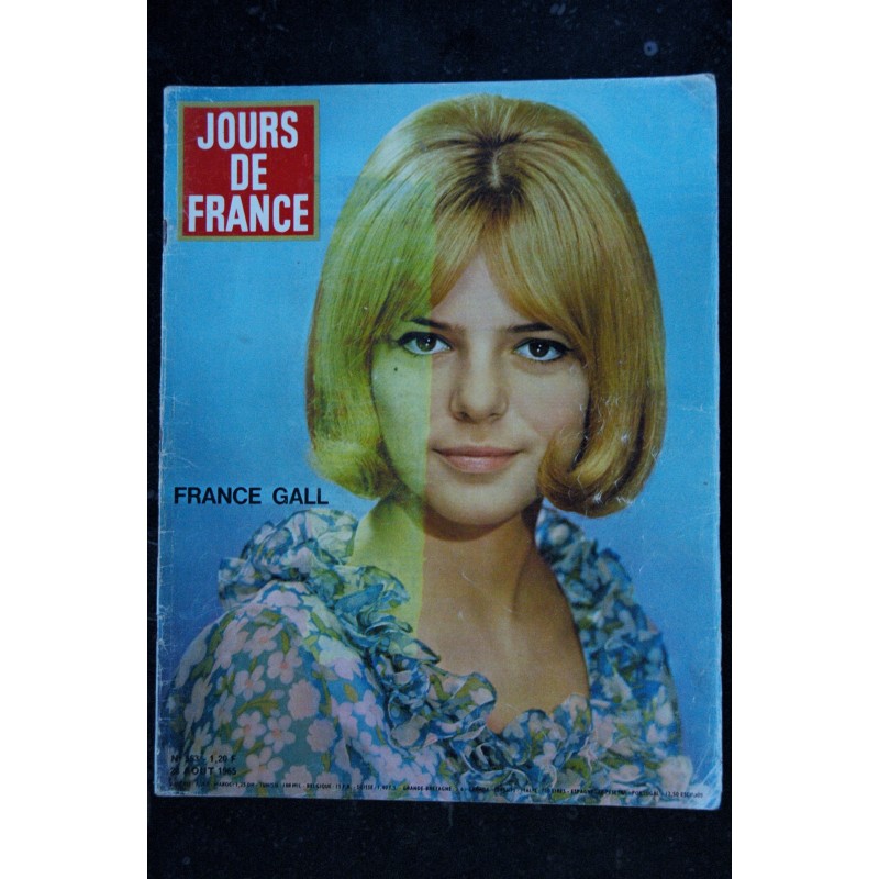 JOURS DE FRANCE   561   août 1965  SYLVIE VARTAN  Cover + 5 pages   FARAH  Elsa Martinelli Beatles chez princesse Magaret