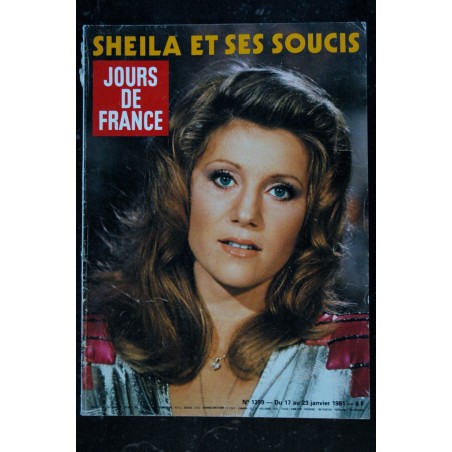 JOURS DE FRANCE 1395 1981 SEPTEMBRE COVER SHEILA & BORG LA RENCONTRE INATTENDUE 7 PAGES ANNIE GIRARDOT