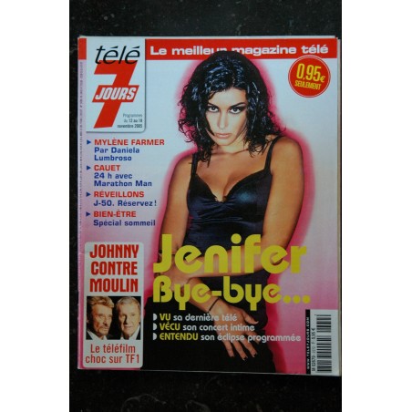 Télé 7 Jours 2355  *  2005  *  JENIFER  cover + 3 pages  Eve ANGELY Elodie GOSSUIN
