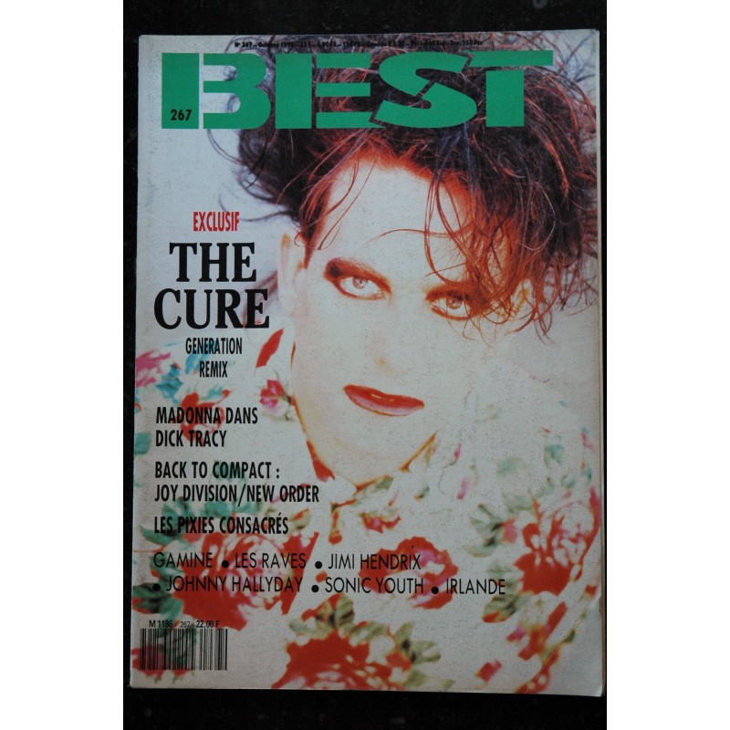 BEST 250   MAI 1989 COVER THE CURE MIDNIGHT OIL  THE CLASH  MANO NEGRA  TAXI GIRL