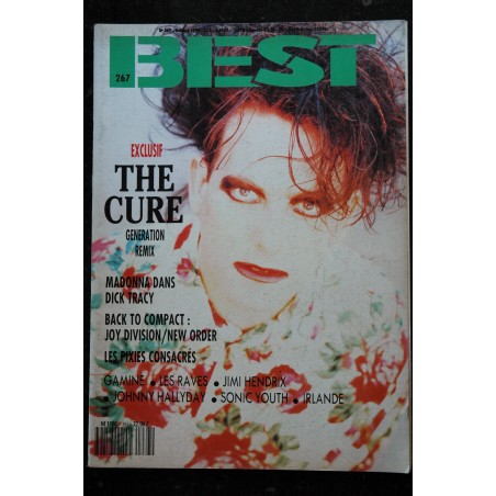 BEST 250   MAI 1989 COVER THE CURE MIDNIGHT OIL  THE CLASH  MANO NEGRA  TAXI GIRL