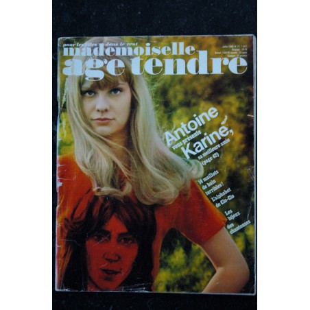 mademoiselle age tendre n° 18 * avril 1966 * Pétula CLARK France GALL les SURFS SHEILA mademoiselle age tendre n° 18 * avril 1966 * Pétula CLARK France GALL les SURFS SHEILA