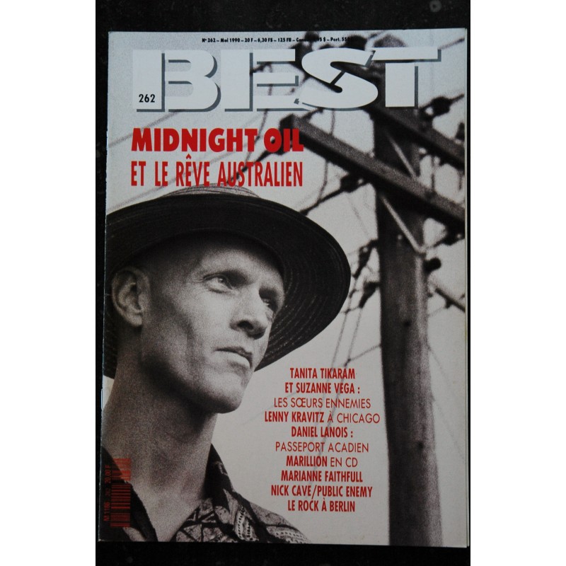 BEST 261  AVRIL 1990  SINEAD O'CONNOR  Depeche Mode Tears for Fears Phil Collins Bowie Chet Baker Thugs Mission