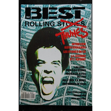 BEST 263  JUIN 1990  PRINCE  Wire Living Colour Marc Almond Public Enemy Mandela Kate Bush NIAGARA