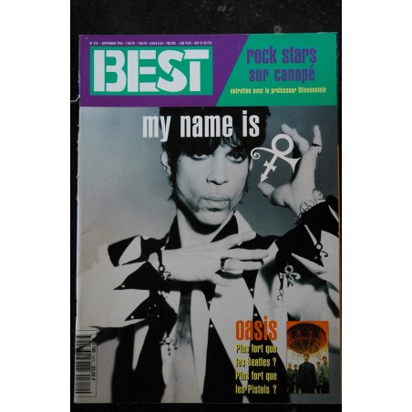 BEST 307  MARS 1994  NOIR DESIR  Primal Scream Gansta-Rap MC Solaar  Canned Heat Lennon