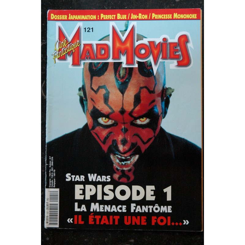 Ciné Fantastique MAD MOVIES  n°120  * 1999 * WILD WIDE WEST Wil Smith LA MOMIE  Le 12 ème Guerrier Antonio Banderas