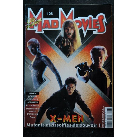 Ciné Fantastique MAD MOVIES  n°125  * 2000 *  Le seigneur des anneaux  CUT  Brian de Palma  KILLER SUPERSTARS