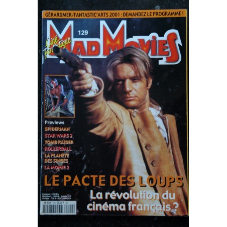 Ciné Fantastique MAD MOVIES  n°128  * 2000 *  BLAIR WITCH 2  HAMMER Donjons et dragons Redplanet à l'aube du 6ème jour