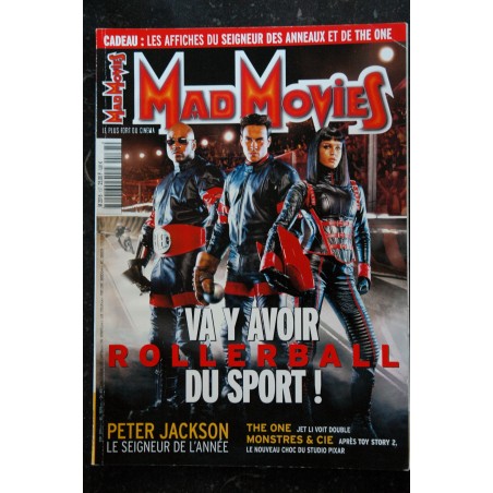Ciné Fantastique MAD MOVIES  n°131 * 2001 *  Le retour de la momie Ghosts of mars Legend of ZU sept jours à vivre INSOMNIES