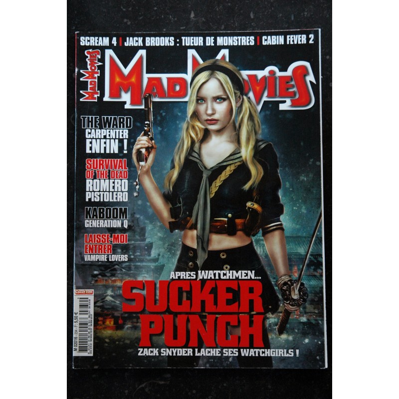 Ciné Fantastique MAD MOVIES  n°230  * 2010 *  PREDATORS  L'Europe Sexy Trash VERHOEVEN  AVATAR  Monstres & Cie INFECTES