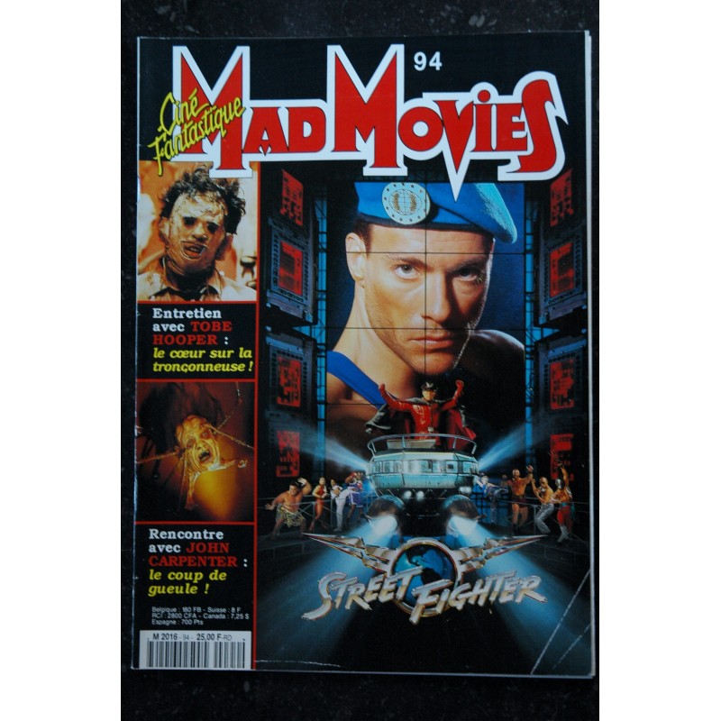 Ciné Fantastique MAD MOVIES  n° 93  * 1995 *  FANTASTICA  STARGATE  Robert de Niro  Kenneth Branagh FRANKENSTEIN