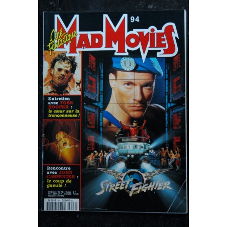 Ciné Fantastique MAD MOVIES  n° 93  * 1995 *  FANTASTICA  STARGATE  Robert de Niro  Kenneth Branagh FRANKENSTEIN