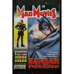 Ciné Fantastique MAD MOVIES  n° 95  * 1995 *   BATMAN FOREVER  FREDDY  ED WOOD Tim BURTON Fred Olen Ray